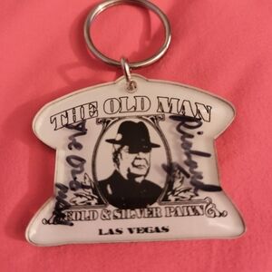 The Old Man Keychain Pawn Stars Hand Signed Richard Senior